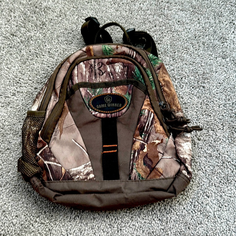 Mini camo backpack
